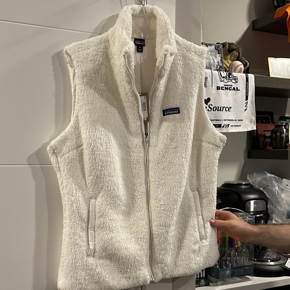 Patagonia Cream Fleece Vest